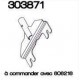 Plaque de fixation pour 606216 (à commander avec 606216) - NUMATIC