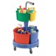 Chariot de ménage carousel NUMATIC NC4 - 2 Seaux 2x2L 2 Seaux 2x5L