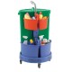 Chariot de ménage carousel NUMATIC NC3 - Seaux 2x2L - 2x5L + Collecteur 70L