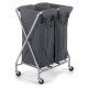 Chariot linge hotelier pliable gamme X - NUMATIC NX1002 - 2 x 100L