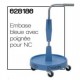 Embase bleue avec poignée pour NC - NUMATIC