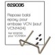 Repose balai epoxy pour embase VCN (pour VCN1414 ‐ 1604) - NUMATIC