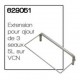 Extension pour ajout de 3 seaux 5L sur VCN - NUMATIC