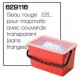 Seau 22L rouge Mopmatic avec couvercle - NUMATIC
