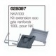 NKA100 Kit extension sac gris renforcé 100L pour NK - NUMATIC