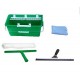UNGER kit base lavage vitre raclette + mouilleur + seau + lavette microvitre