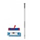 Kit balai lavage à plat Speedy - support pliable + manche telescopique + frange microfibre