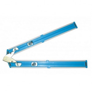 Support balai ciseaux velcro en polypropylène Support balai ciseaux velcro en polypropylène