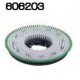 Brosse de lavage verte Polypropylène Ø 450mm - NUMATIC