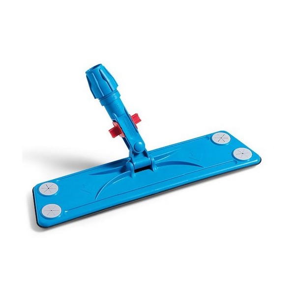 Balai Trapèze 40 Cm Pour Gaze Imprégnée Avec Manche - Idéal Nettoyage Tapis Et Sols, Robuste Et Rotatif